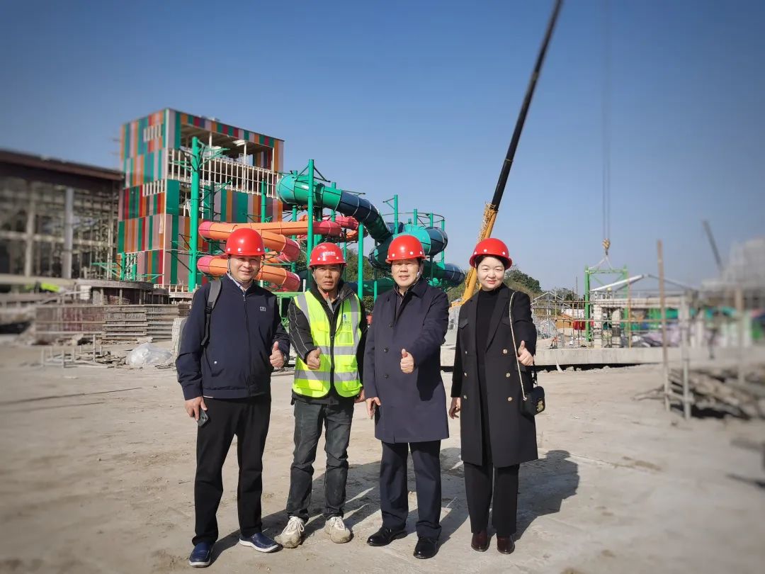 快讯 | J9国际站登录游乐董事长一行视察南北湖开元森泊水乐园项目进展情况