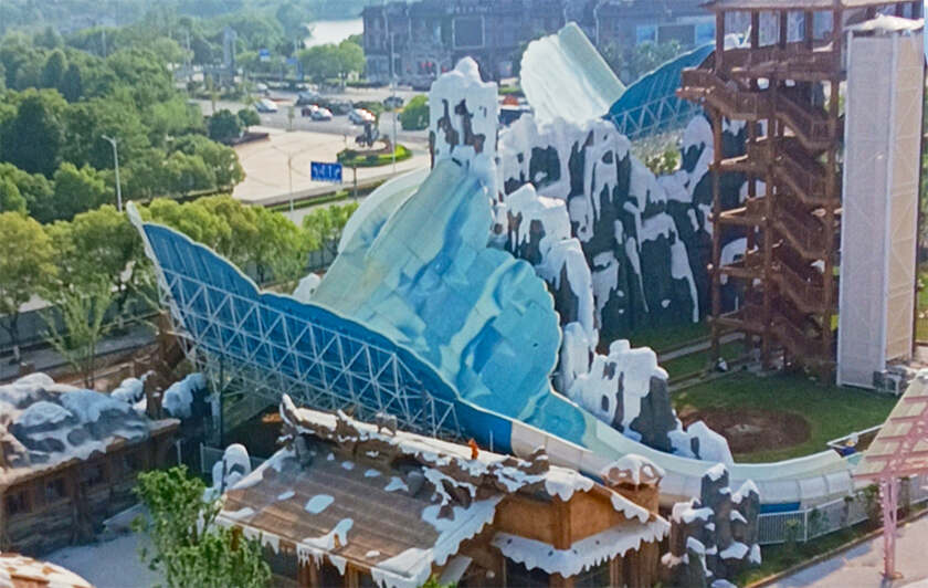 赣中首座综合性现代主题乐园！江西吉安欢乐世界水上游乐设备进入试滑验收阶段